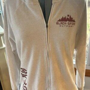 Disney Parks Star Wars Galaxy's Edge Black Spire Outpost Hoodie Sz L-Fits as M